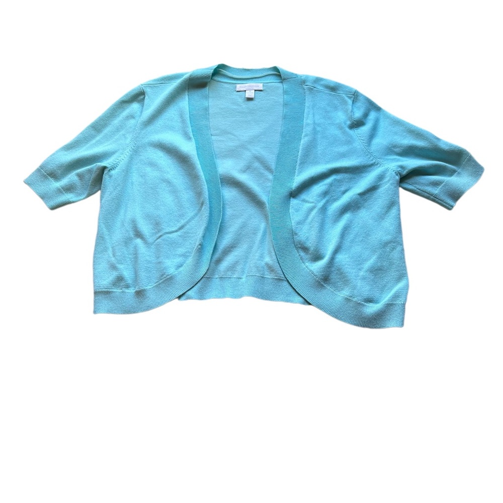 Charter Club Light Baby Blue Bolero Cardigan